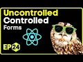Controlled Vs Uncontrolled Components in React JS forms React in Hindi