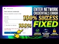 How to fix Enter Network Credentials Error on windows Full Guide