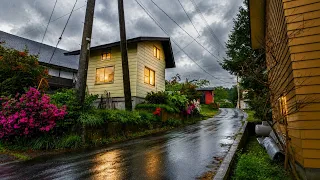 Hidden Rural Japan in the Rain | Peaceful Village Walking Tour