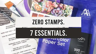 7 Essentials 0 Stamps Watercolor Cards Made Easy Perfect Pairings with Jaycee