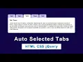 Create Tabs Menu using jQuery Custom Tab Menu in jQuery