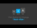 Click Button to Change Font-size using Javascript Increase Decrease Font Size on Website