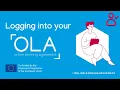 Logging into your Online Learning Agreement