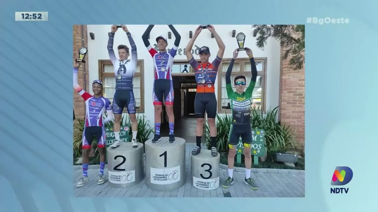 Chapecó comemora conquistas no Ciclismo, Ginástica e Atletismo