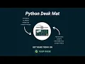 Python Cheat Sheet Desk Mat