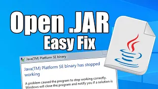 How To Open Java Files In Windows Run JAR Files 
