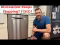 Bosch 800 Dishwasher Stops Mid-Cycle Quick Fix