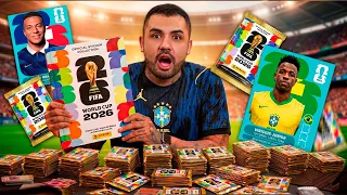 ABRINDO FIGURINHAS DA COPA DO MUNDO 2026!