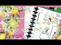 SUMMER EDIT VERTICAL LAYOUT PLAN WITH ME AUG 17-23 CATCHALL PLANNER LIVE LOVE POSH