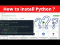 1 How to get started with Python programming