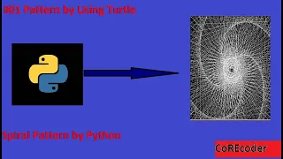 Complex Spiral Pattern by using Turtle Python Spiral Pattern Use of Turtle to make Graphics