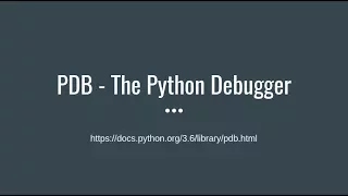 Belajar PDB Python Debugger