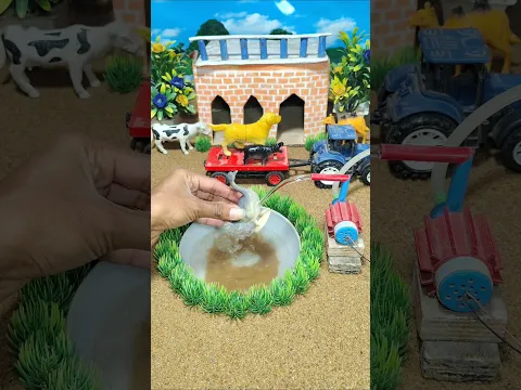 Diy tractor video mini water pump science project #diykisanfarm #tractor #youtubeshorts 870