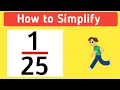 How to Simplify the Fraction