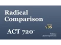 ACT 720 Problem 2 - Radical and Intergers