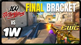WINNER TO PLAYOFF 100 Thieves vs 1WiN - INSANE HIGHLIGHT