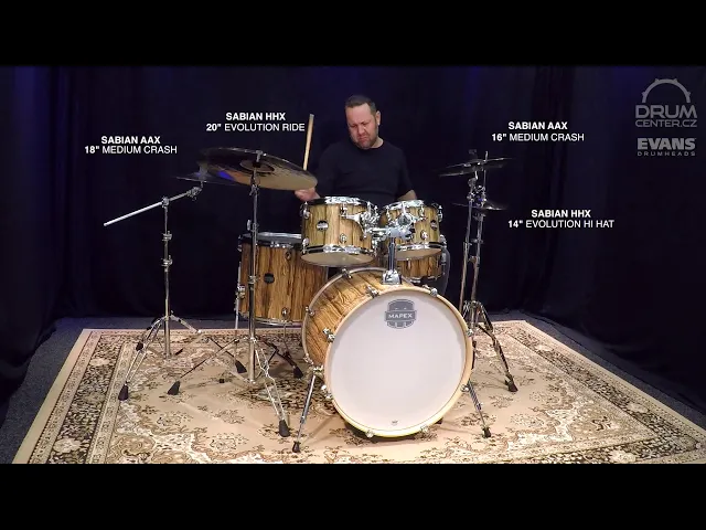Bateria Mapex Mars Birch 100% 10/12/16/22/14cx