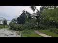 Storm damage aftermath in Northeast Ohio after severe weather hits region