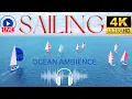 SAILING OVER  DEEP OCEAN | MUSIC | DRONE VIEWS | RELAXING | AMBIENCE | HAPPY | YACHTS