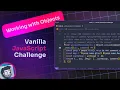 Vanilla JavaScript Challenge Working with Objects