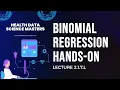 Lecture 2 1 7 L Poisson vs Negative Binomial Regression Masters in Health Data Science