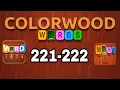 COLORWOOD WORDS Cryptogram level 221 222