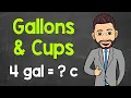 Gallons Cups Gallons to Cups Cups to Gallons How Many Cups in a Gallon