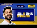 Lec-30 Local vs Global Optimization Scope of Optimization