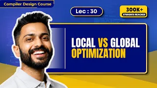 Lec-30 Local vs Global Optimization Scope of Optimization