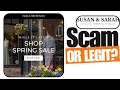 Susan and Sarah Toronto Reviews - Legit Or Scam Store