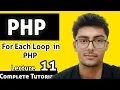 PHP For Each Loop Tutorial in Hindi foreach Loops in php PHP Tutorial