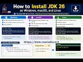 Installing JDK 26 Step-by-Step Installation Guide for Windows