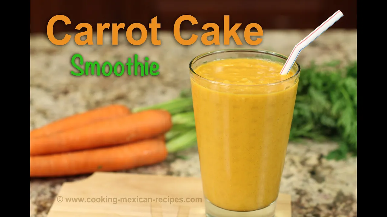 Carrot Cake Smoothie - Healthy And Delicious by Rockin Robin