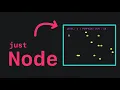 YOU can write a game in Node js in the terminal without dependencies intermediate JavaScript