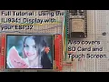 Download Lagu ILI9341 TFT LCD to ESP32 - Full HOW TO  for display, SD card and Touch. Using TFT_eSPI driver