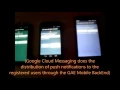 GCM Connection Server Android client and XMPP bidirectional communication Taxi App Demo