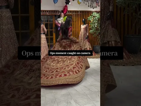 Kshkin Bridal Lehenga / Pakistani Mr faisu Bridal Look / Trail Gown / Kshkin Dress