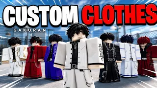 How to GET CUSTOM CLOTHES (how to CHANGE CLOTHES) in GAKURAN Roblox