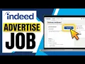 How to Advertise Job on Indeed 2026 Step by Step