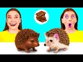 Download Lagu Real Food vs Chocolate Food Challenge | Crazy Ideas To Cook by BaRaFun Gold Challenge