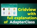 Android GridView with Base Adapter Android Grid View Base Adapter in Android Android Tutorial