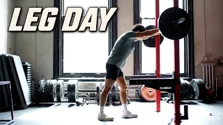 What My Leg Day Actually Looks Like (Full Raw Workout)