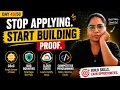 Stop Applying Start Building Proof GSoC Bug Bounties Cloud Certs Competitive Programming