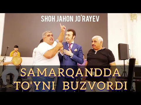 Download MP3 Shohjahon Jo'rayev | Samarqandda To'yni Buzvordi (jonli ijro) 2021 yıl