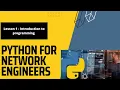 Lesson 1 Introduction to Python for Network Engineers