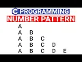 Print STRING TRIANGLE Pattern Using C Program Alphabet Pattern in C - C Language in Hindi