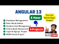 Angular Complete Project Practice in one Angular project with testycodeiz