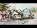 酷把拔速寫週記no.28：老眷舍 | Kubaba's Weekly Urban Sketches, no.28: The Old Military Villages