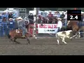 Dustin Lord Make 3 9-Second Run to Win Livingston Roundup Rodeo