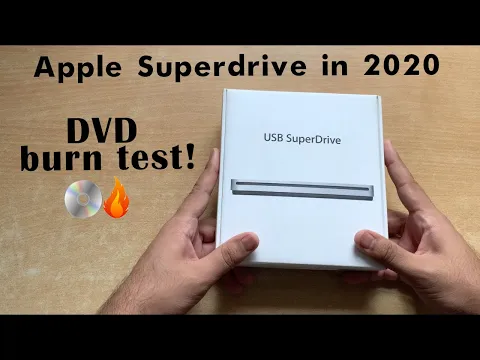 Download MP3 Apple USB SuperDrive in 2020 || Unboxing and Burning a Disk with it !